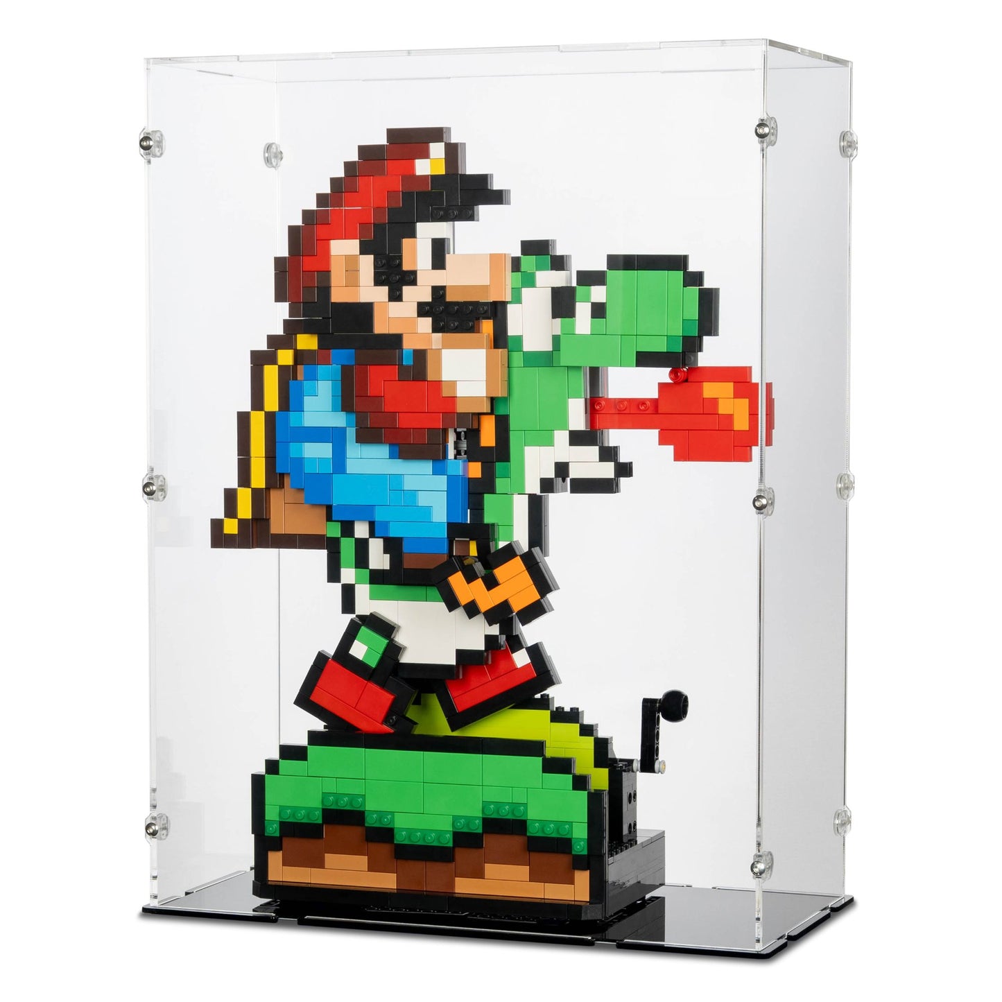 71438 Super Mario World: Mario & Yoshi - Acrylic Display Case Lego