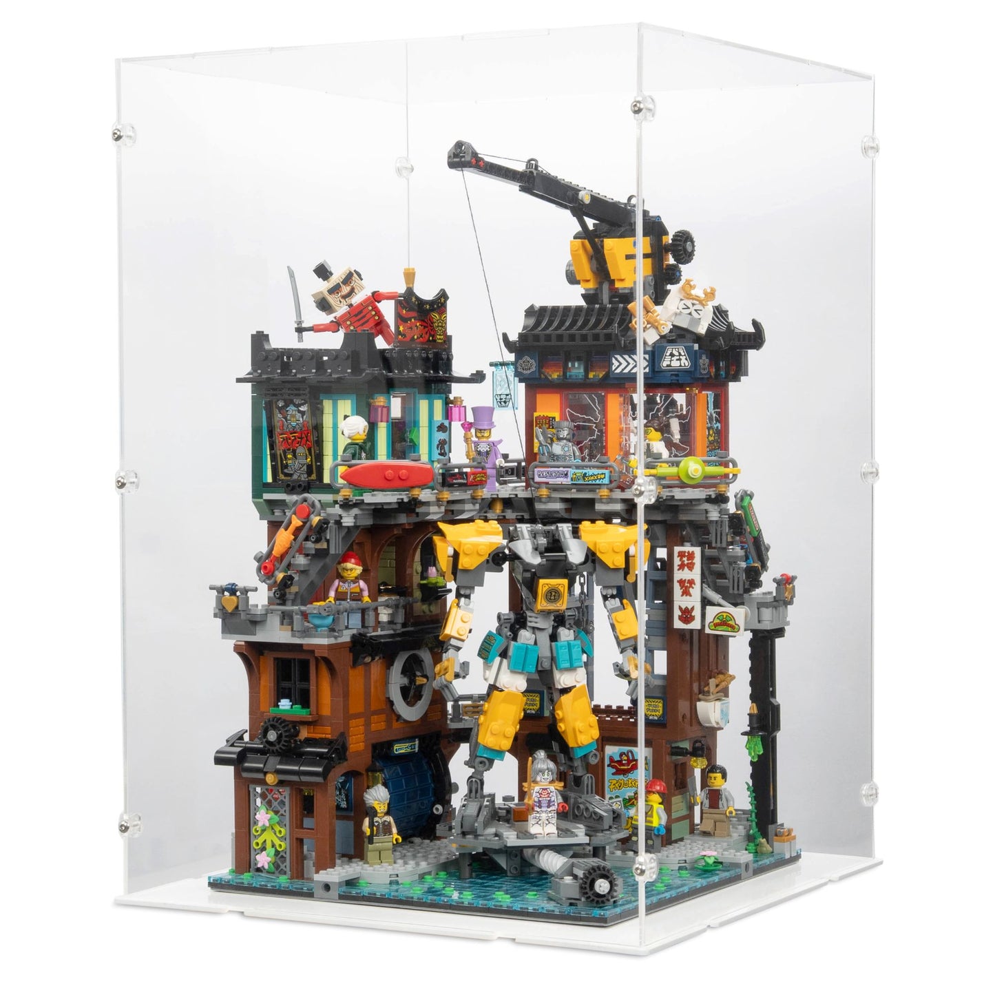 71837 NINJAGO City Werkstätten - Acryl Vitrine Lego