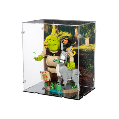 72423 Shrek, Esel und Der Gestiefelte Kater - Acryl Vitrine Lego