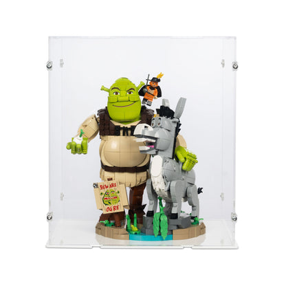 72423 Shrek, Esel und Der Gestiefelte Kater - Acryl Vitrine Lego