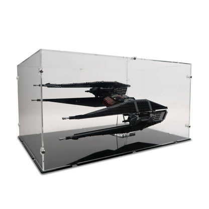 75179 Kylo Ren's TIE Fighter (XL) - Acrylic Display Case Lego