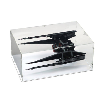 75179 Kylo Ren's TIE Fighter (XL) - Acrylic Display Case Lego