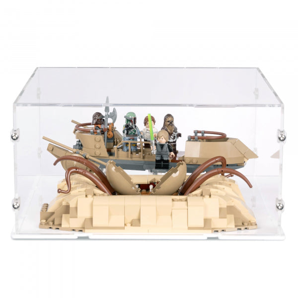 75396 Wüsten-Skiff und Sarlacc-Grube - Acryl Vitrine Lego