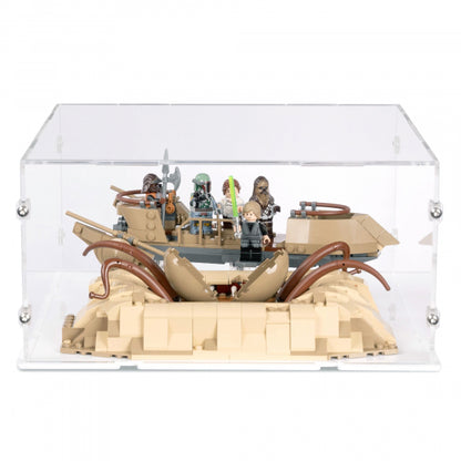 75396 Wüsten-Skiff und Sarlacc-Grube - Acryl Vitrine Lego