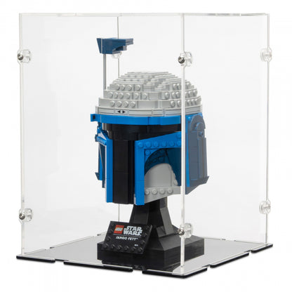 75274 + 75276 + 75277 + 75304 + 75305 + 75327 + 75328 + 75343 + 75429 + 75408 Star Wars Helme - Acryl Vitrine Lego