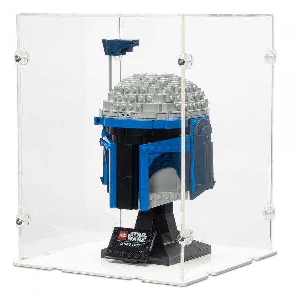 75274 + 75276 + 75277 + 75304 + 75305 + 75327 + 75328 + 75343 + 75429 + 75408 Star Wars Helme - Acryl Vitrine Lego