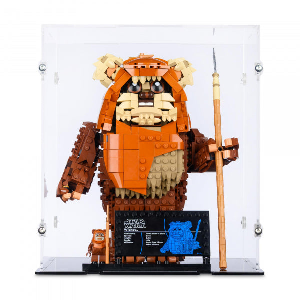 75430 Wicket the Ewok - Acryl Vitrine Lego