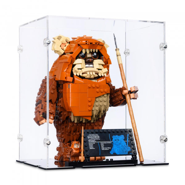 75430 Wicket the Ewok - Acryl Vitrine Lego