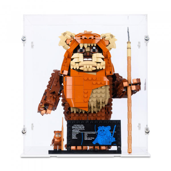 75430 Wicket the Ewok - Acryl Vitrine Lego