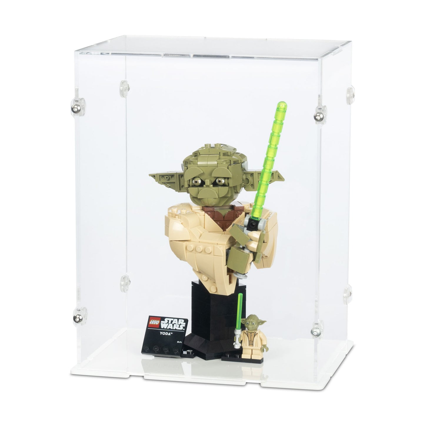 75438 Yoda™ Bust - Acrylic Display Case Lego