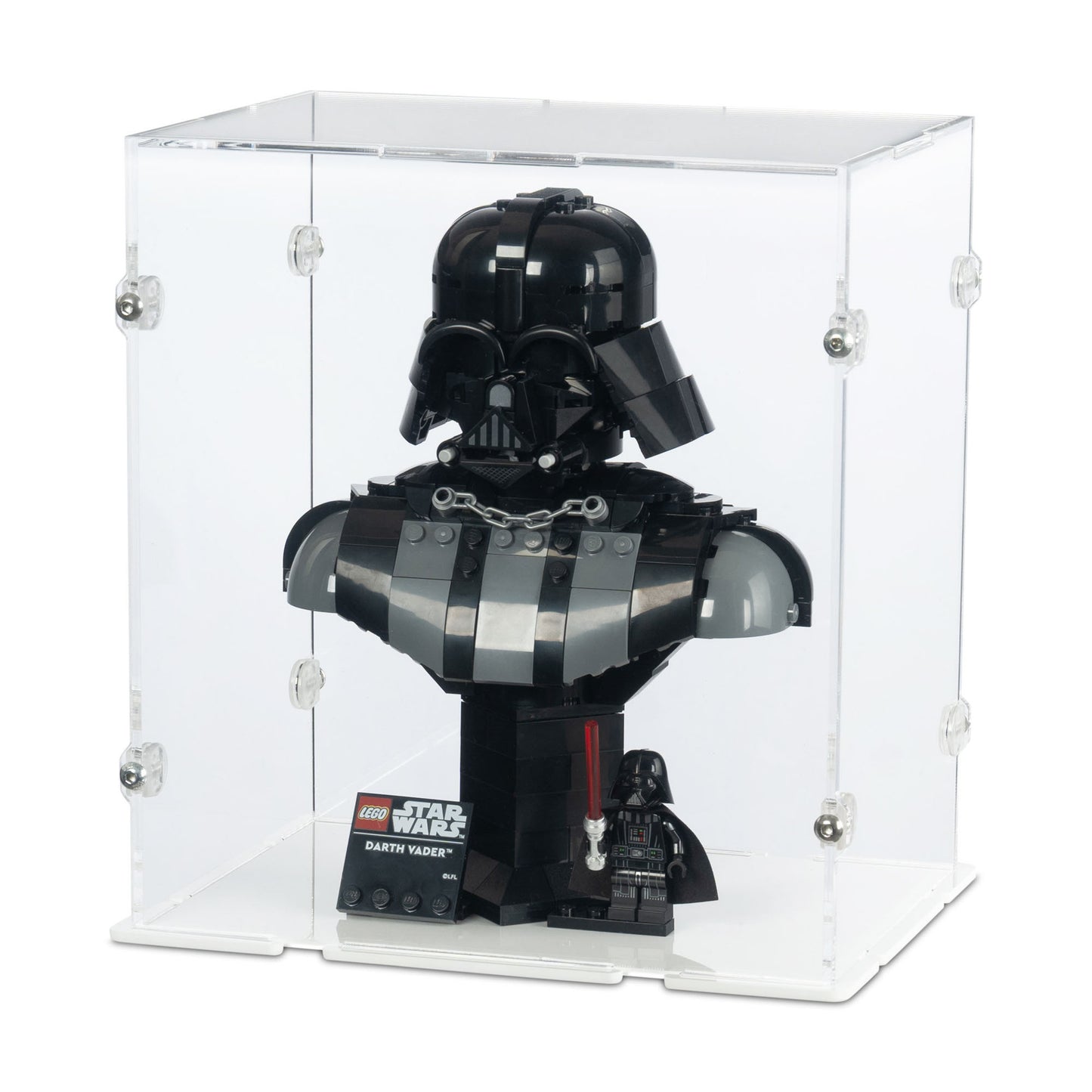 75439 Darth Vader™ Bust - Acrylic Display Case for Lego
