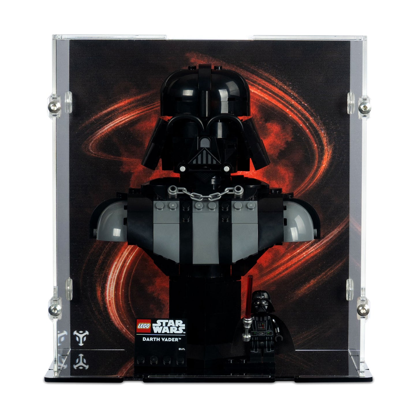 75439 Darth Vader™ Bust - Acrylic Display Case for Lego