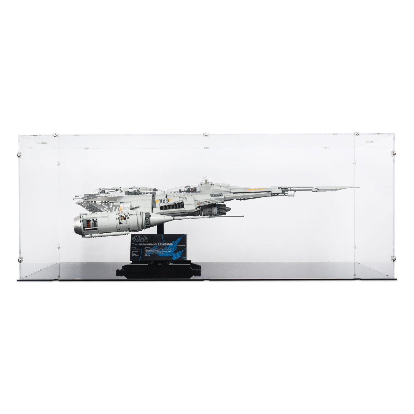 75442 N-1 Starfighter™ des Mandalorianers - Acryl Vitrine Lego