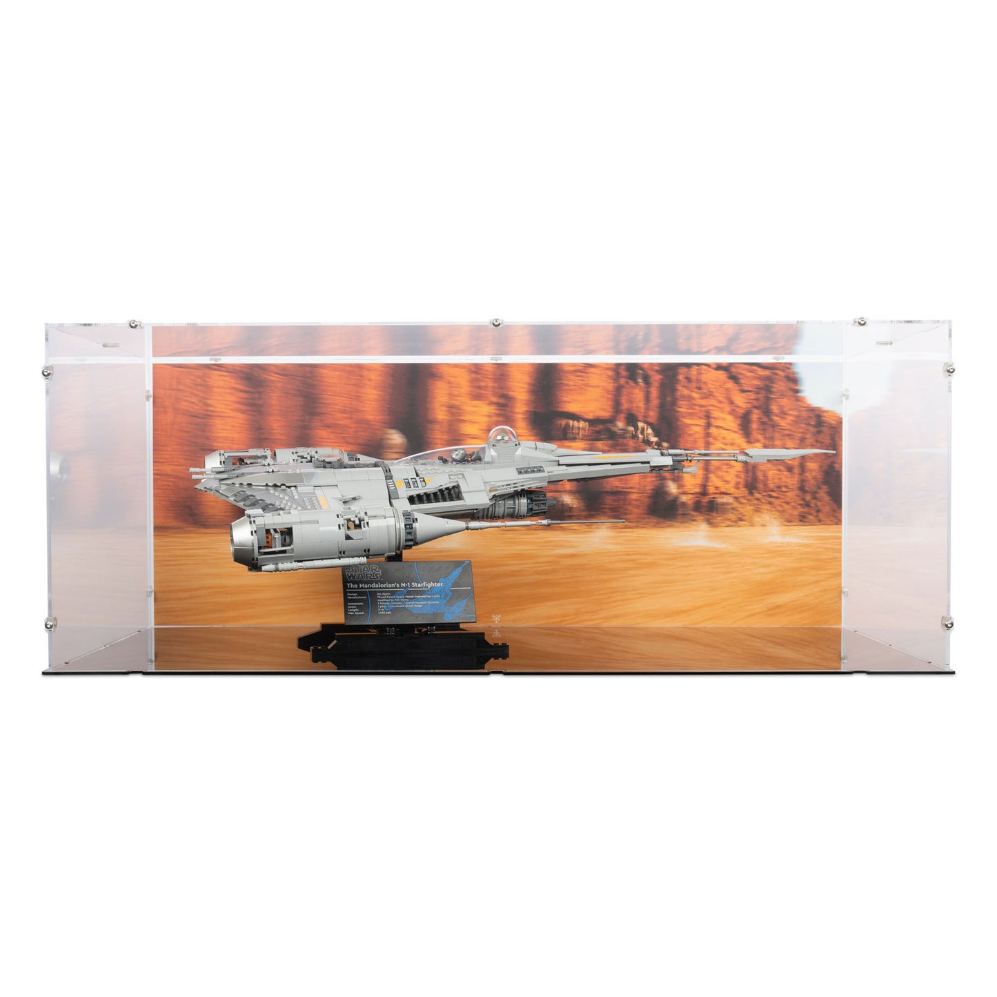 75442 N-1 Starfighter™ des Mandalorianers - Acryl Vitrine Lego