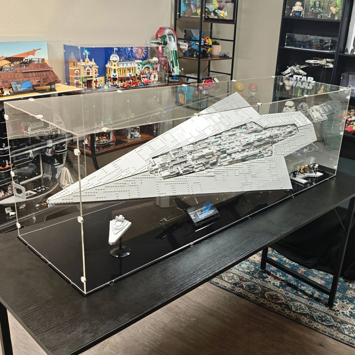 75457 Supersternzerstörer Executor (on Stand) - Acryl Vitrine Lego