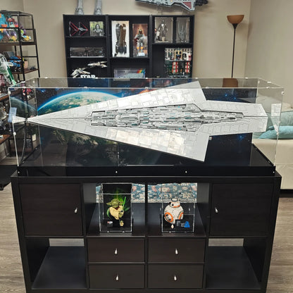 75457 Supersternzerstörer Executor (on Stand) - Special Edition (Ikea Kallax) - Acryl Vitrine Lego