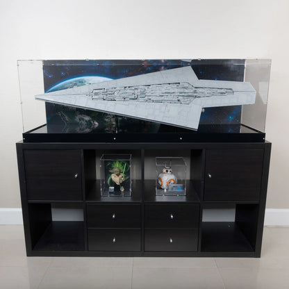 75457 Supersternzerstörer Executor (on Stand) - Special Edition (Ikea Kallax) - Acryl Vitrine Lego