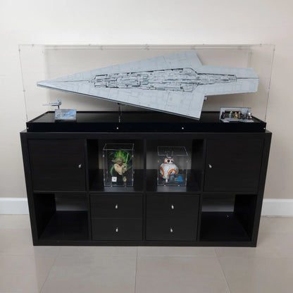 75457 Supersternzerstörer Executor (on Stand) - Special Edition (Ikea Kallax) - Acryl Vitrine Lego