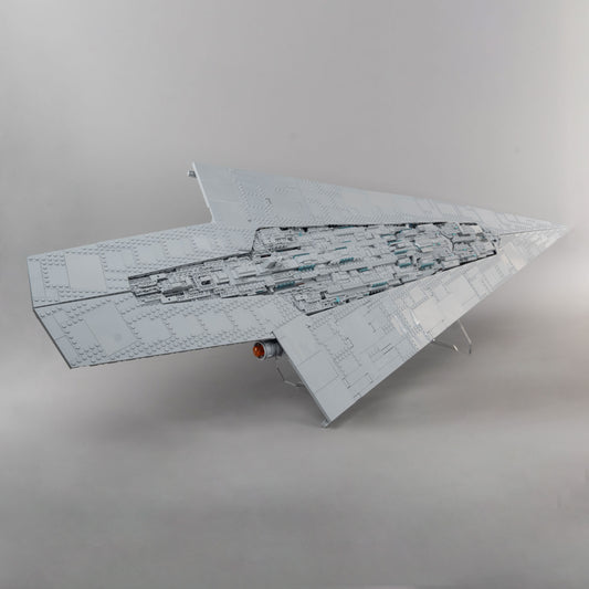 Acryl Displayständer für LEGO® 75457 Supersternzerstörer Executor – angewinkelt