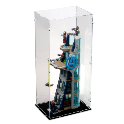 76166 Avengers Tower Battle - Acrylic Display Case for Lego