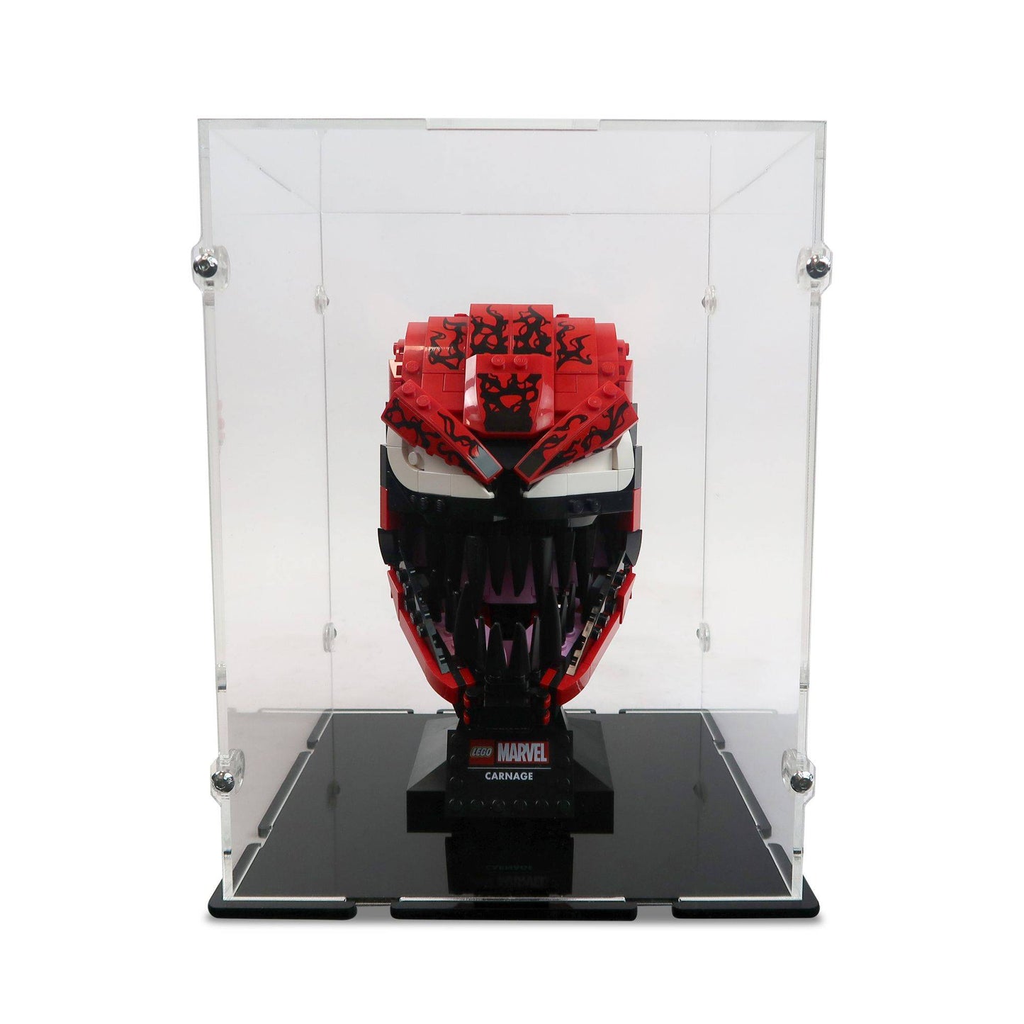 76199 Carnage Helmet - Acrylic Display Case Lego