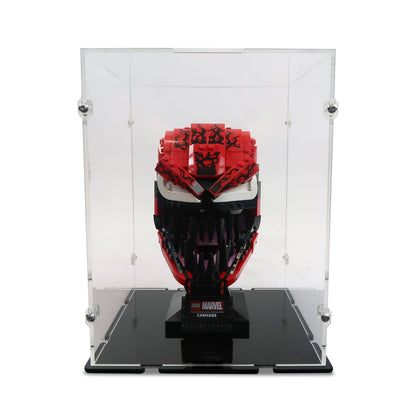 76199 Carnage Helmet - Acrylic Display Case Lego