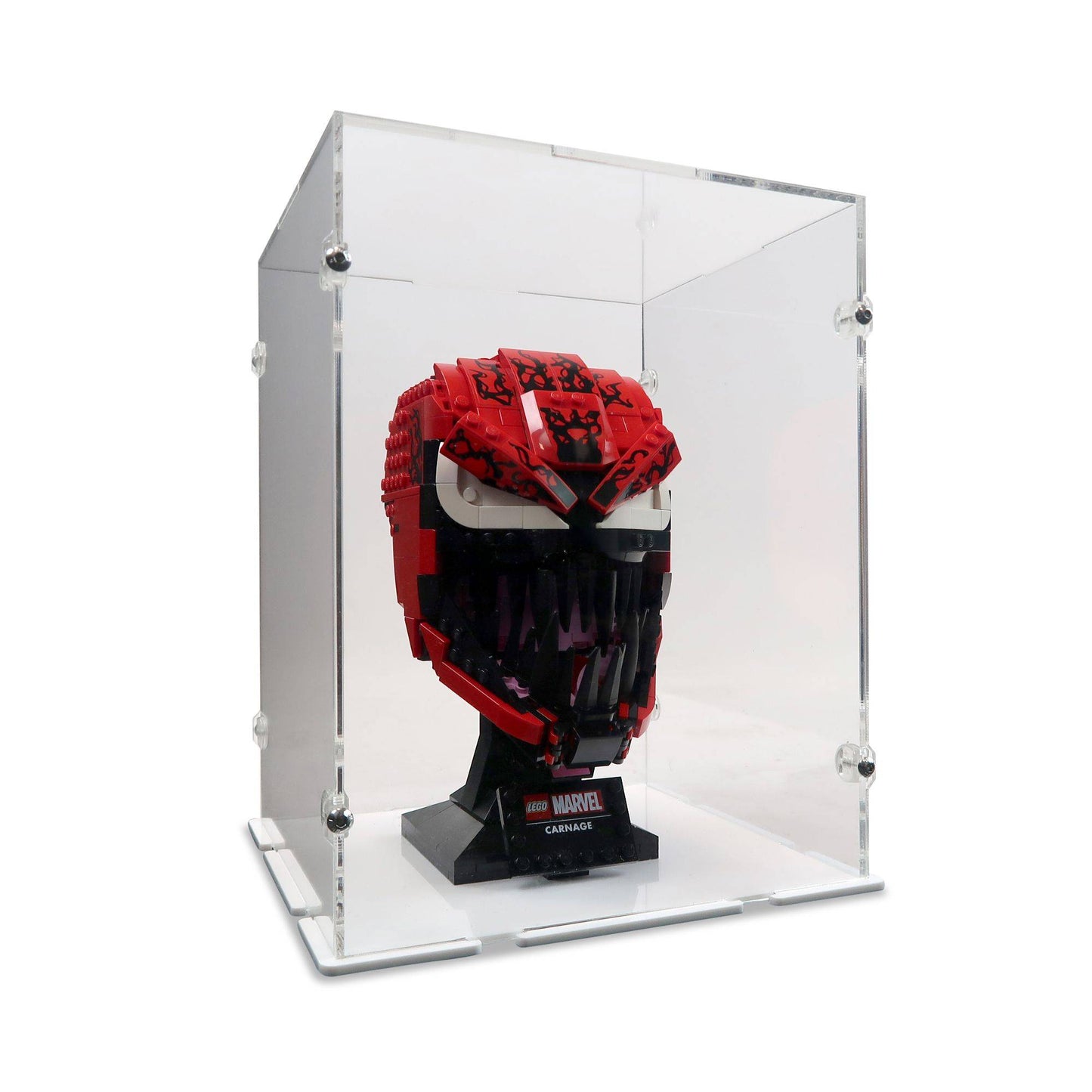 76199 Carnage Helmet - Acrylic Display Case Lego
