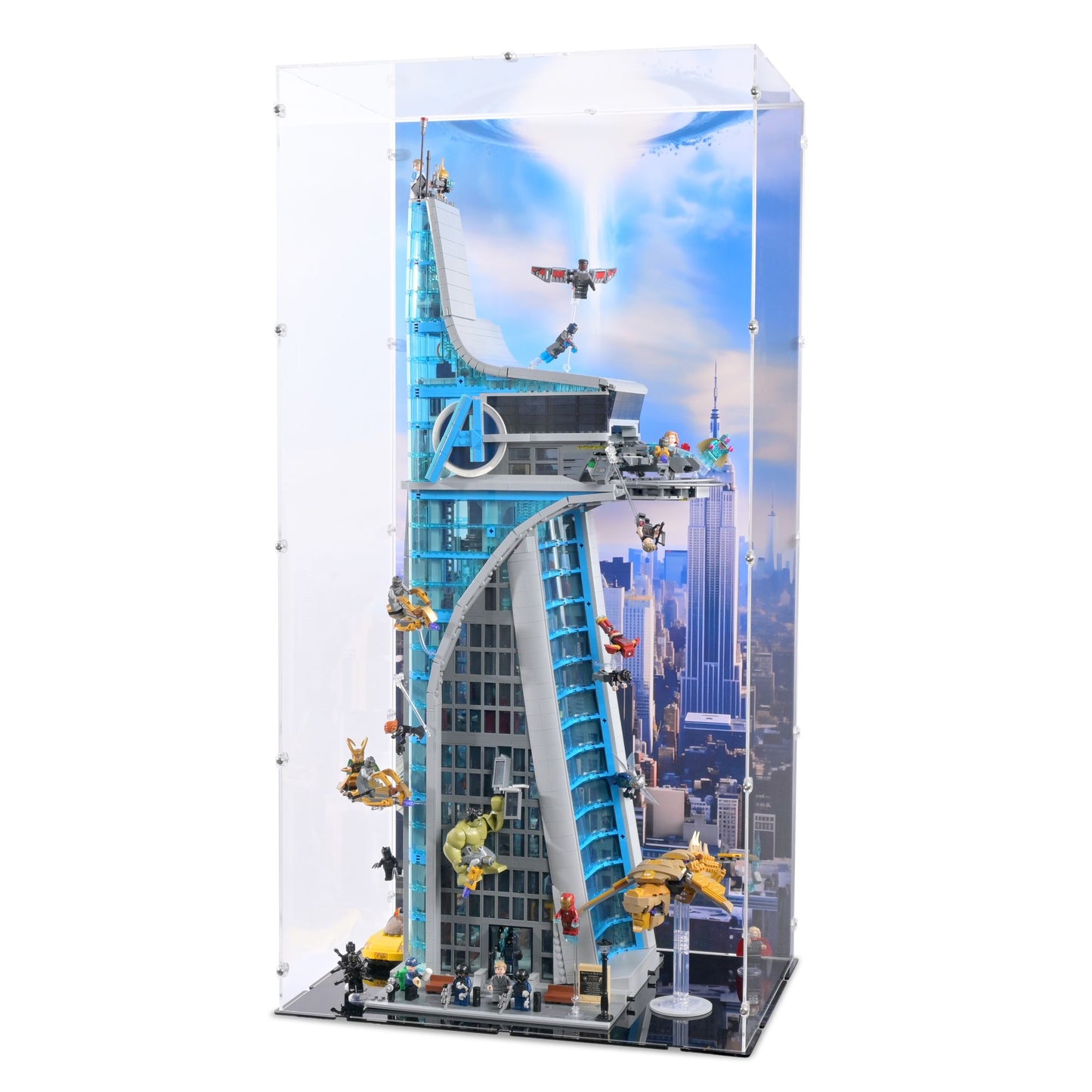 76269 Avengers Tower - Acrylic Display Case Lego