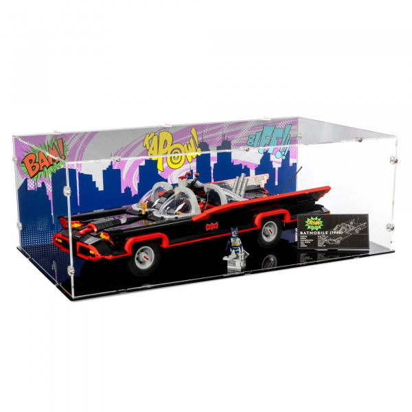 76328 Batman: Batmobil aus der 60er-Jahre-Fernsehserie - Acryl Vitrine Lego
