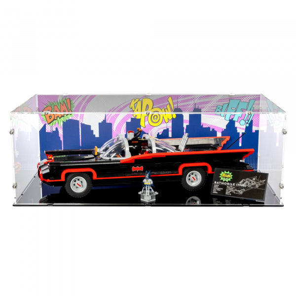 76328 Batman: Batmobil aus der 60er-Jahre-Fernsehserie - Acryl Vitrine Lego