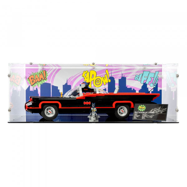 76328 Batman: Batmobil aus der 60er-Jahre-Fernsehserie - Acryl Vitrine Lego