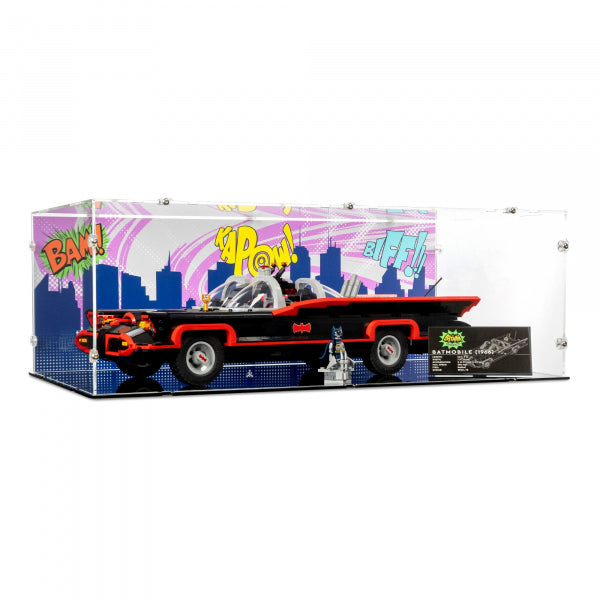 76328 Batman: Batmobil aus der 60er-Jahre-Fernsehserie - Acryl Vitrine Lego