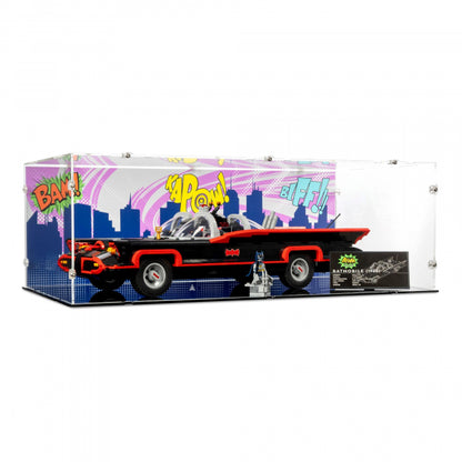 76328 Batman: Batmobil aus der 60er-Jahre-Fernsehserie - Acryl Vitrine Lego