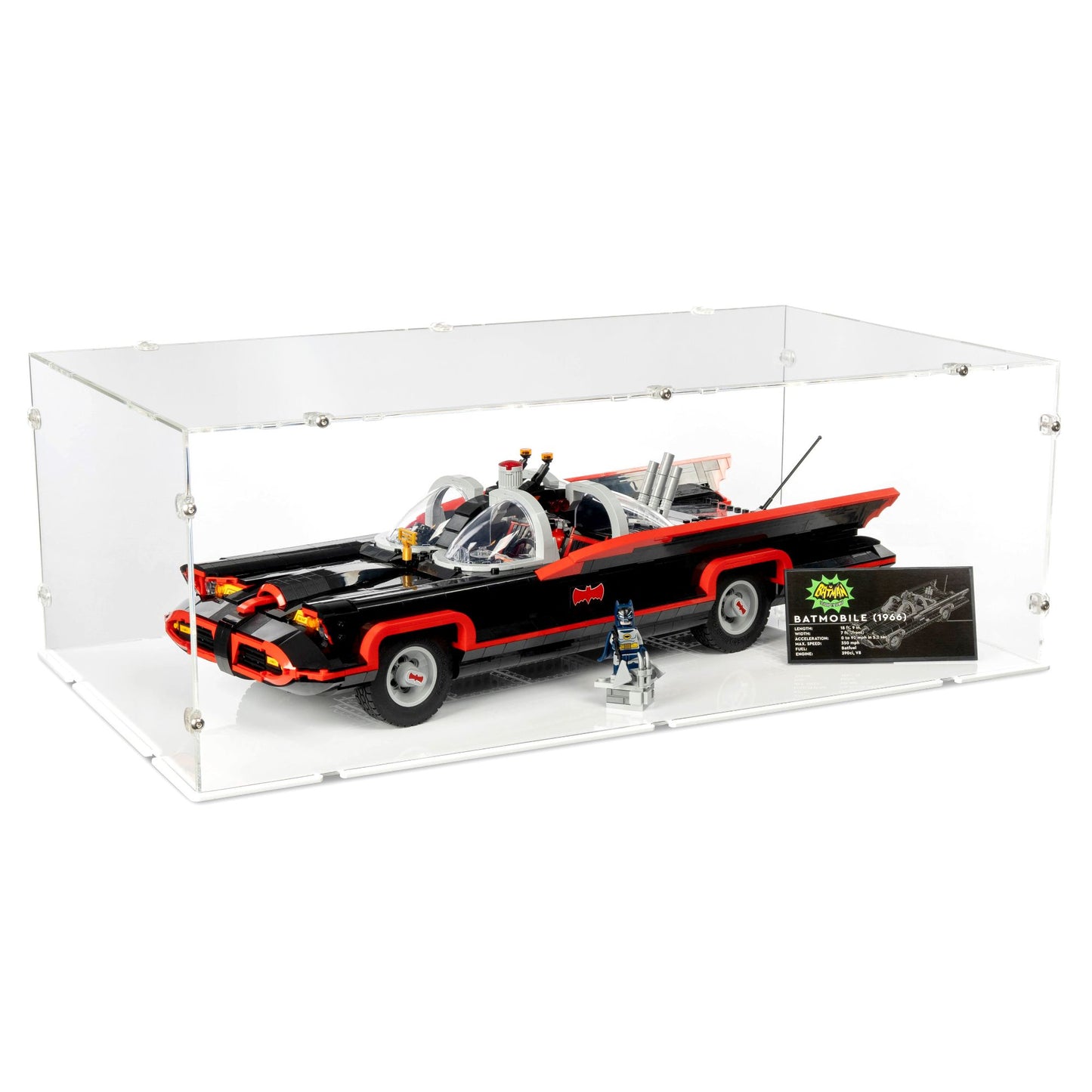 76328 Batman: Batmobile from the 60s TV Series - Acrylic Display Case Lego