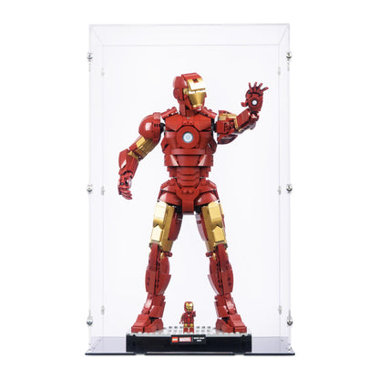 76344 Iron Man Mark 3 Collector's Edition - Acrylic Display Case Lego