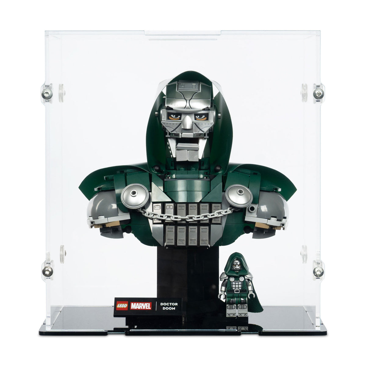 76345 Doctor Doom Büste - Acryl Vitrine Lego