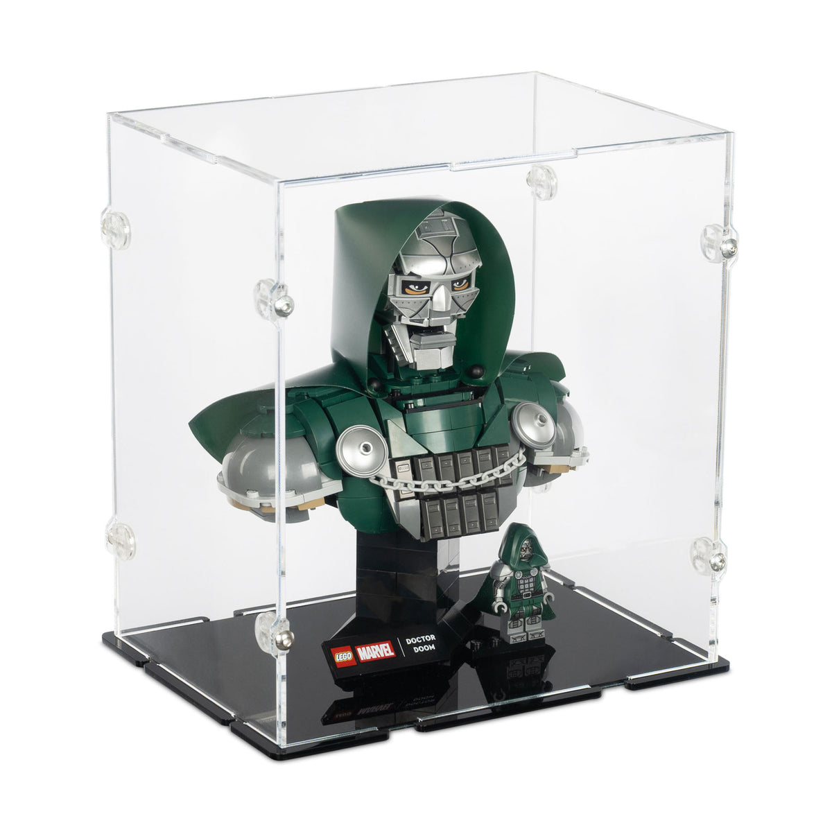 76345 Doctor Doom Büste - Acryl Vitrine Lego