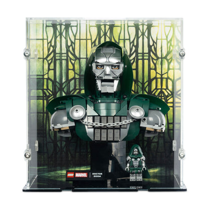 76345 Doctor Doom Büste - Acryl Vitrine Lego