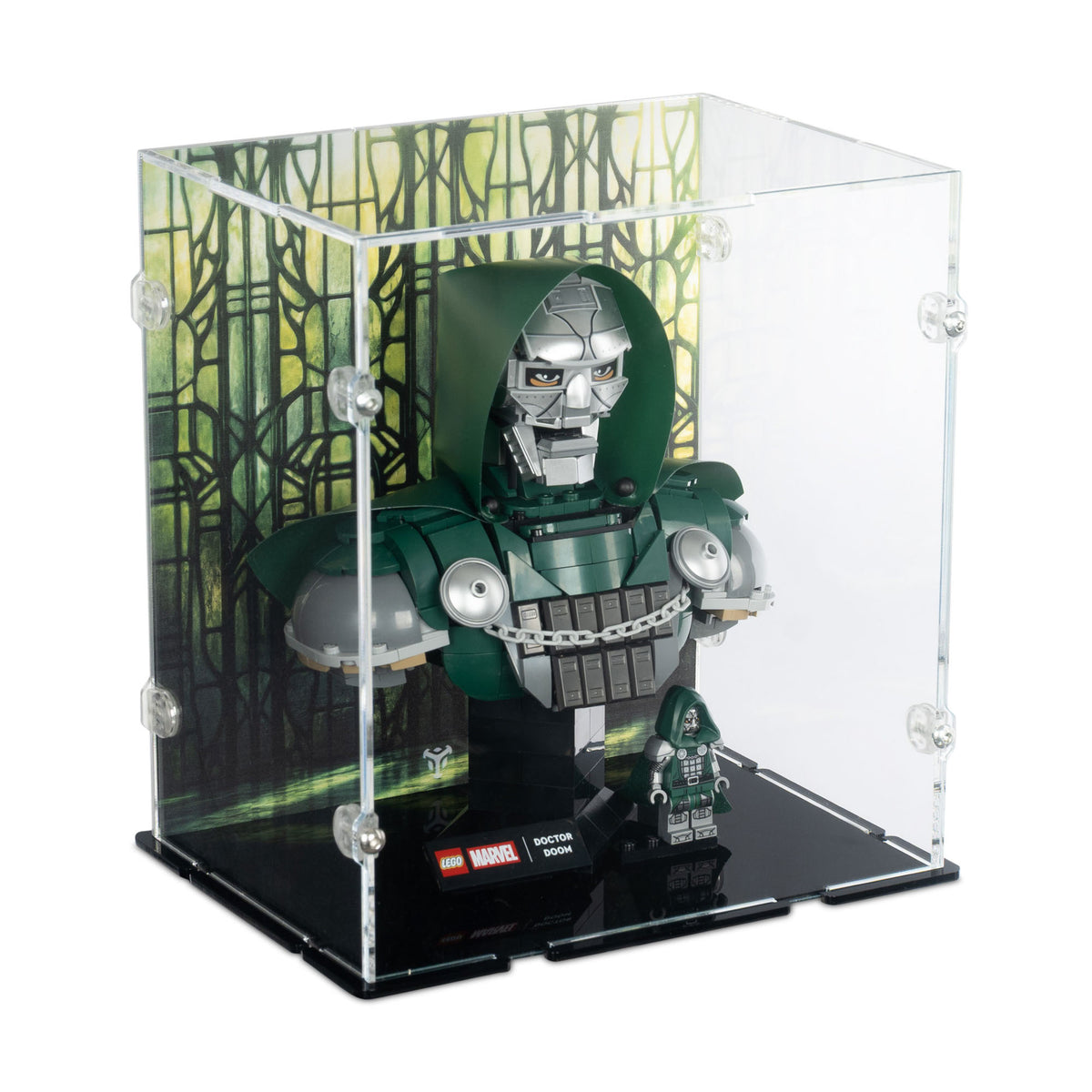 76345 Doctor Doom Büste - Acryl Vitrine Lego