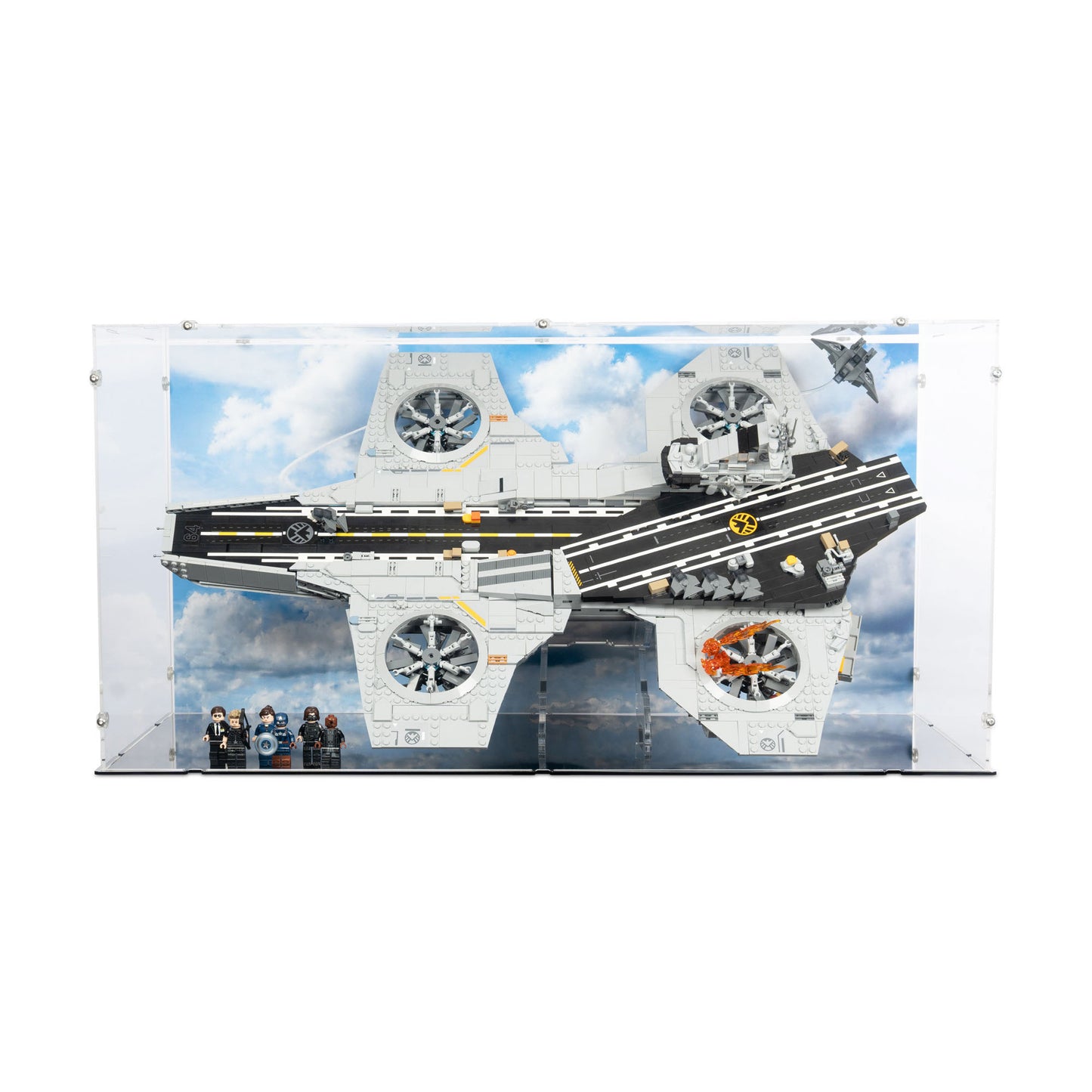 76354 S.H.I.E.L.D.-Helicarrier - Acryl Vitrine & Ständer