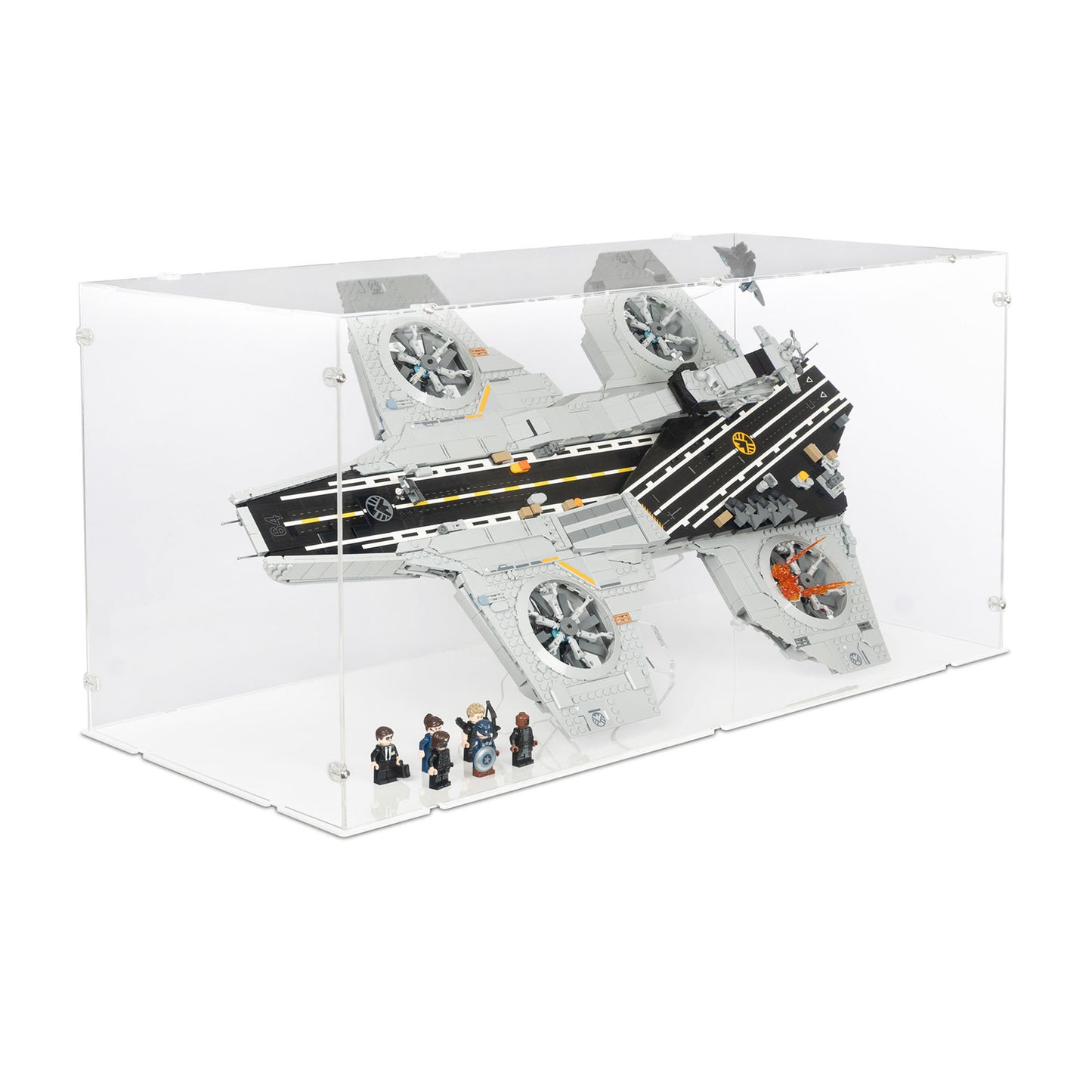 76354 S.H.I.E.L.D.-Helicarrier - Acryl Vitrine & Ständer