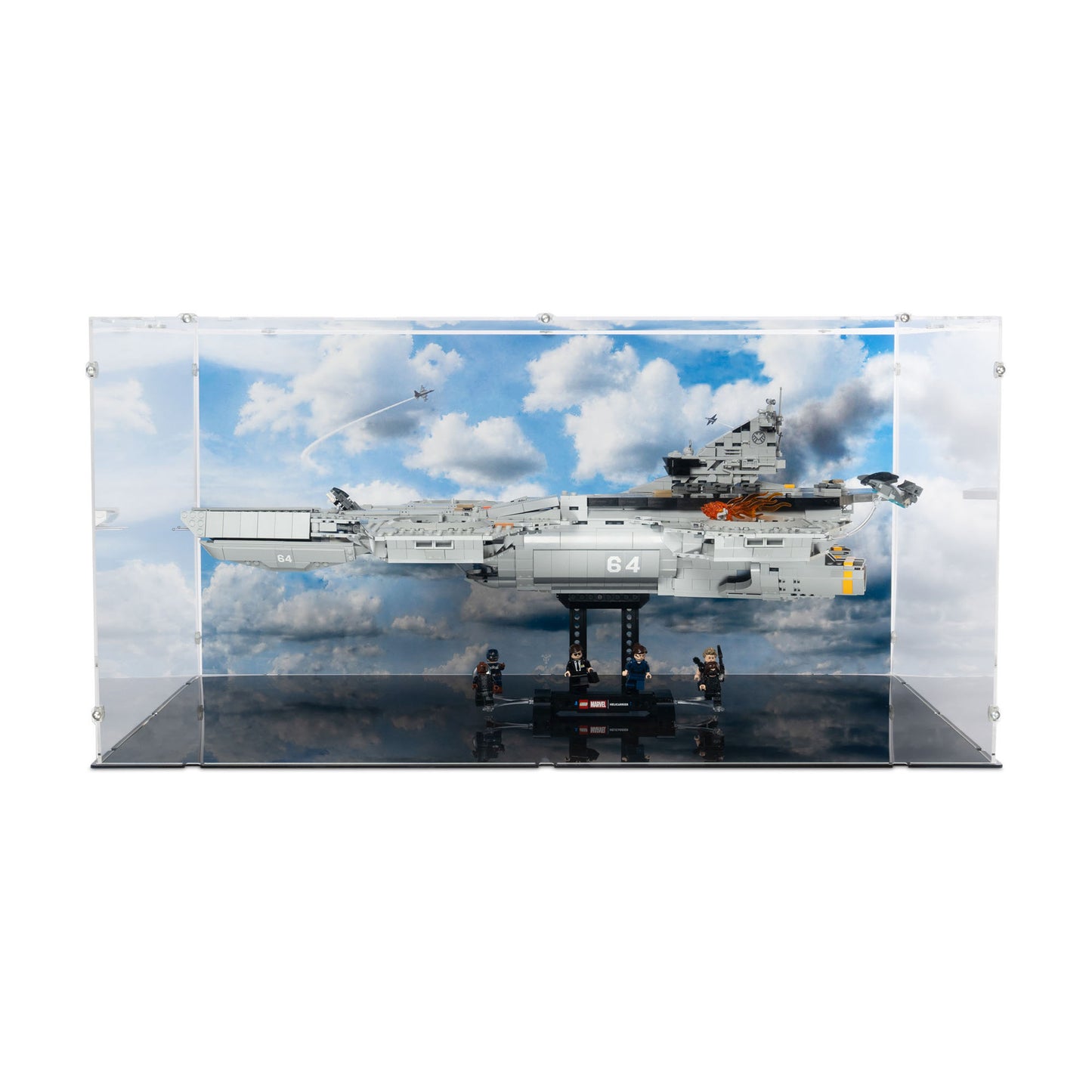 76354 S.H.I.E.L.D.-Helicarrier (XL) - Acryl Vitrine Lego
