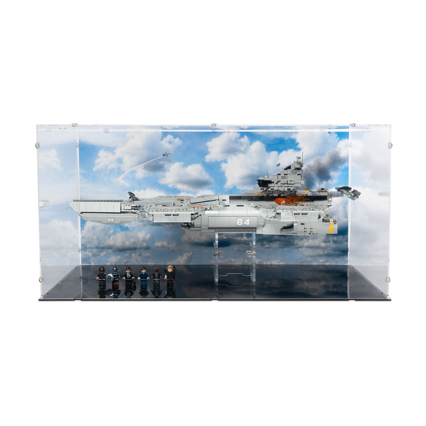 76354 S.H.I.E.L.D.-Helicarrier (XL) - Acryl Vitrine Lego
