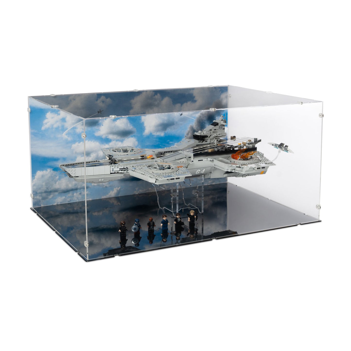 76354 S.H.I.E.L.D.-Helicarrier (XL) - Acryl Vitrine Lego