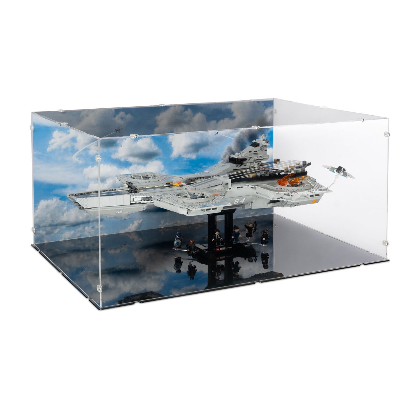 76354 S.H.I.E.L.D.-Helicarrier (XL) - Acryl Vitrine Lego