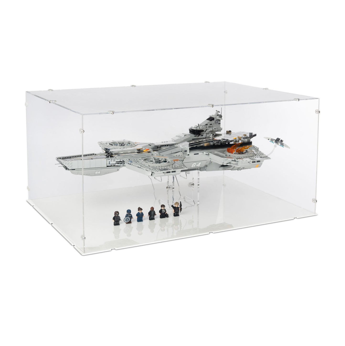 76354 S.H.I.E.L.D.-Helicarrier (XL) - Acryl Vitrine Lego