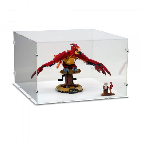 Lego 76394 Fawkes, Dumbledores Phönix - Acryl Vitrine