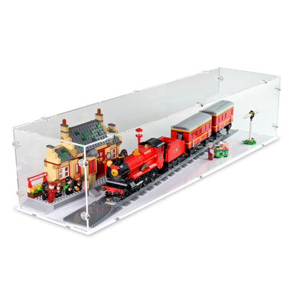76423 Hogwarts Express & Hogsmeade Station - Acrylic Display Case Lego