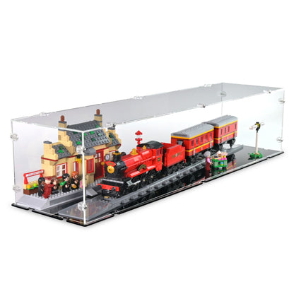 76423 Hogwarts Express & Hogsmeade Station - Acrylic Display Case Lego