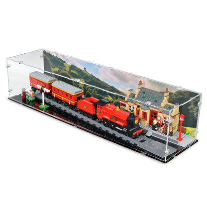 76423 Hogwarts Express & Hogsmeade Station - Acrylic Display Case Lego